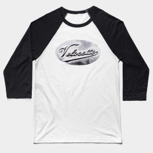 Velocette vintage motorbike logo (distressed style) Baseball T-Shirt